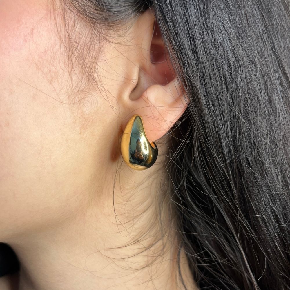 Baby Teardrop Earring - 18K Gold Plated
