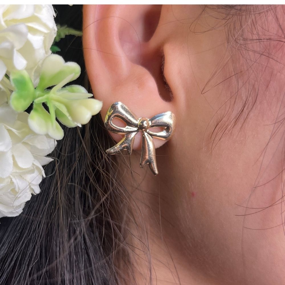 Chunky Bow Earring