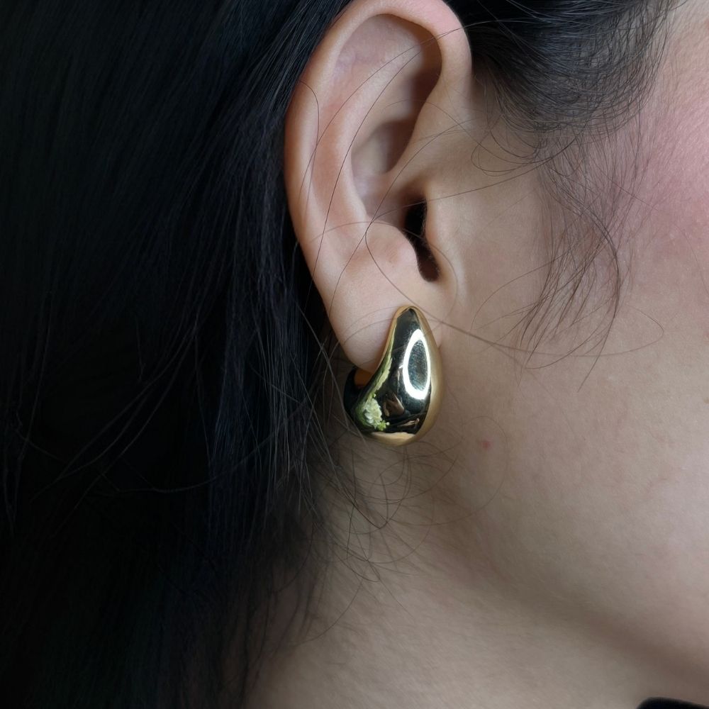 Baby Teardrop Earring - 18K Gold Plated