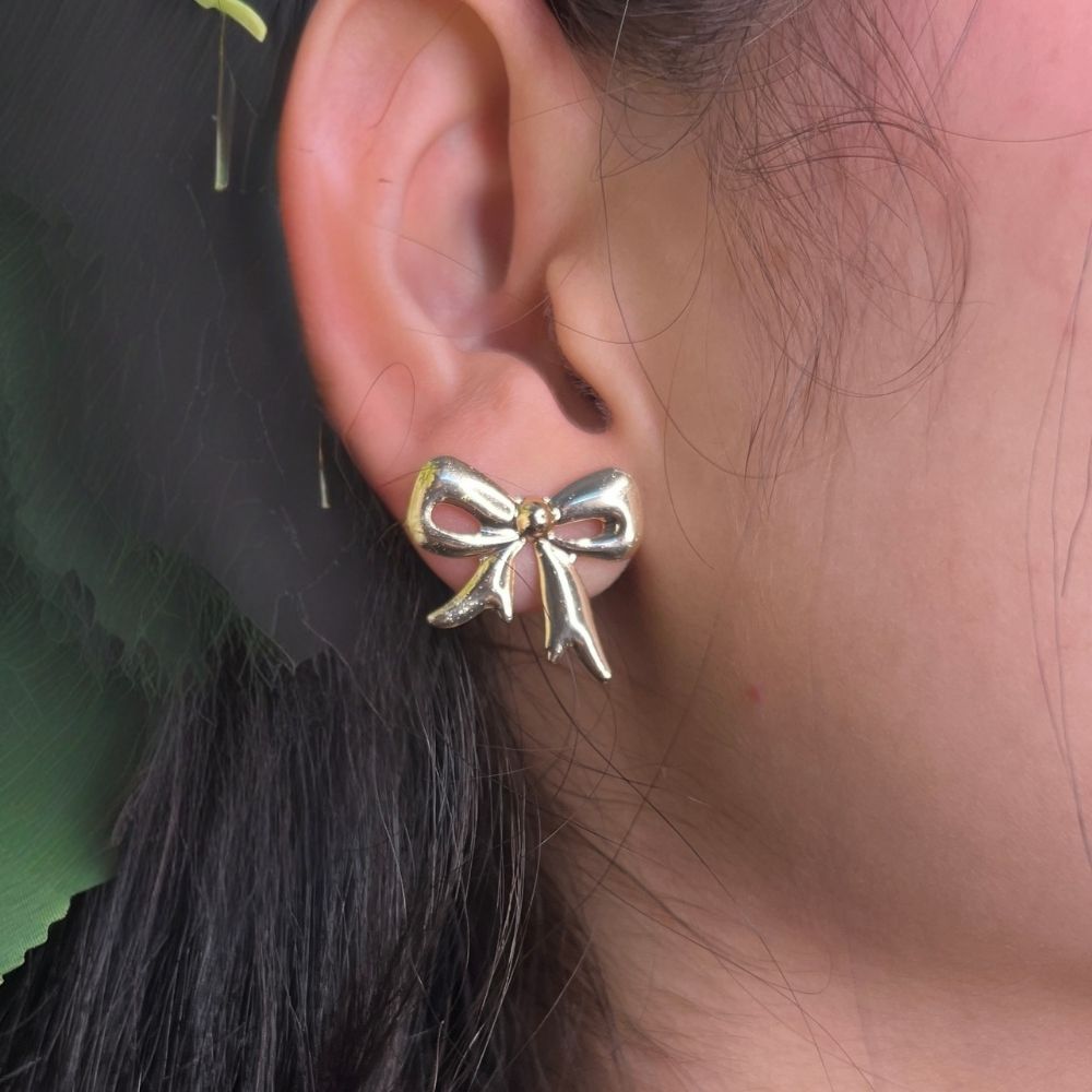 Chunky Bow Earring
