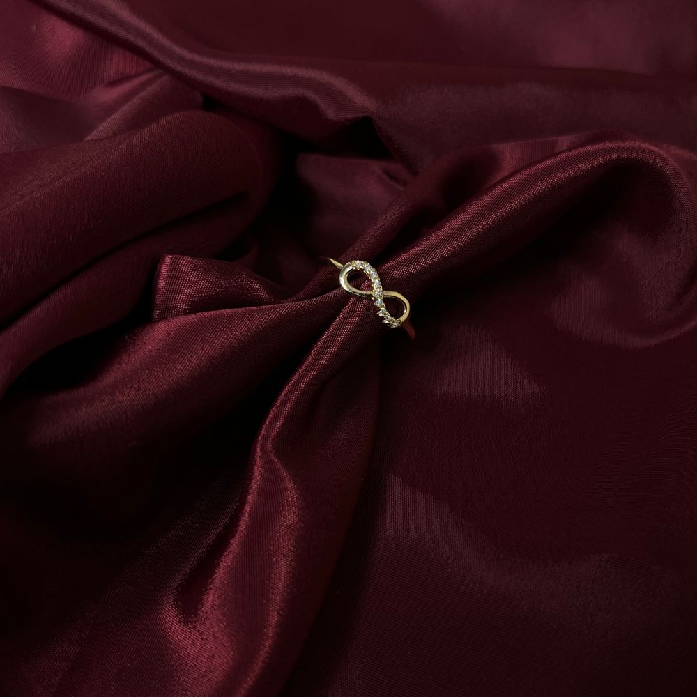 Infinity Rose Gold Adjustable Ring - 18K Gold Plated