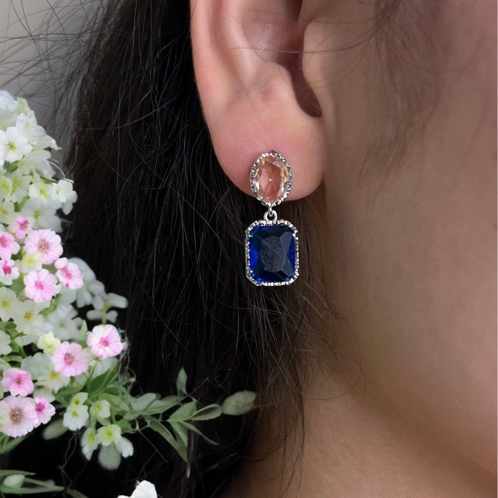 Mearl Stone Earring - 18K Gold Plated