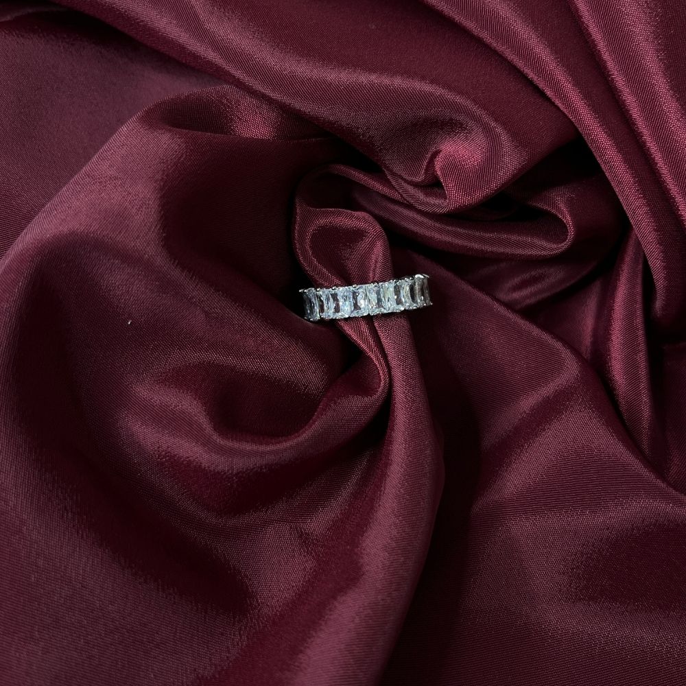 Squared Stone Adjustable Ring