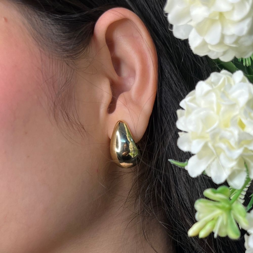 Baby Teardrop Earring - 18K Gold Plated