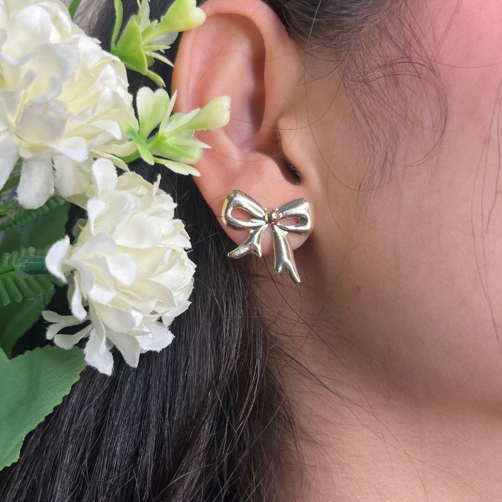 Chunky Bow Earring