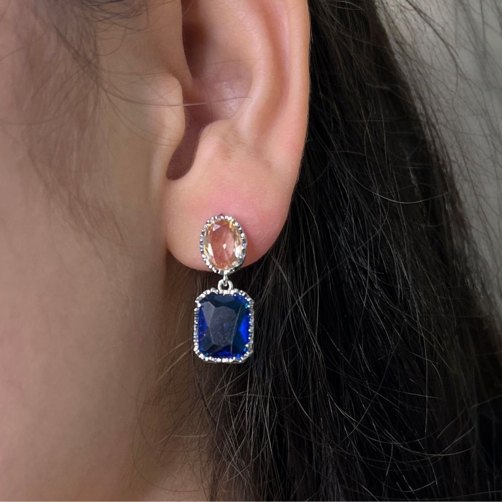 Mearl Stone Earring - 18K Gold Plated