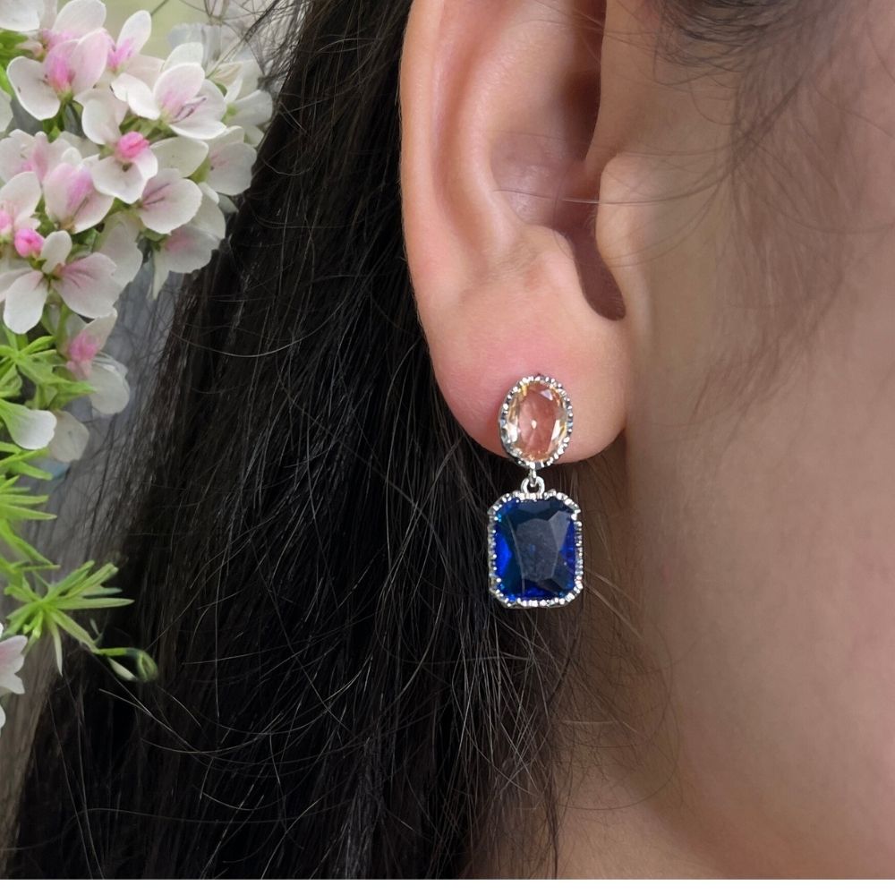 Mearl Stone Earring - 18K Gold Plated