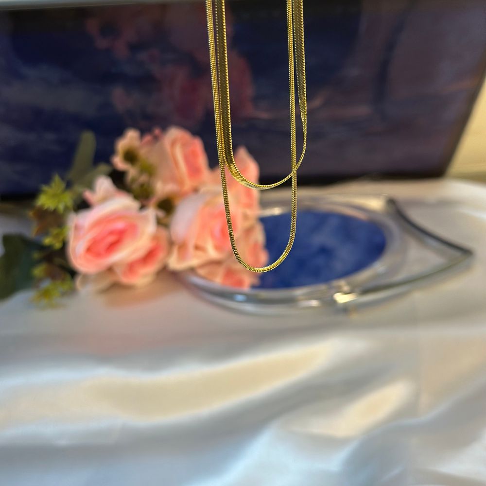 Double Layer Snake Chain - 18K Gold Plated