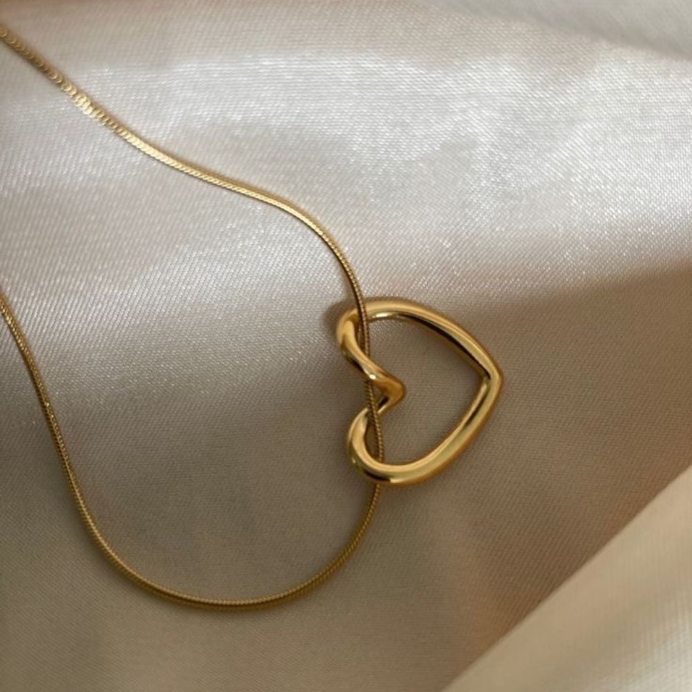 Melody Heart Necklace- 18K Gold Plated