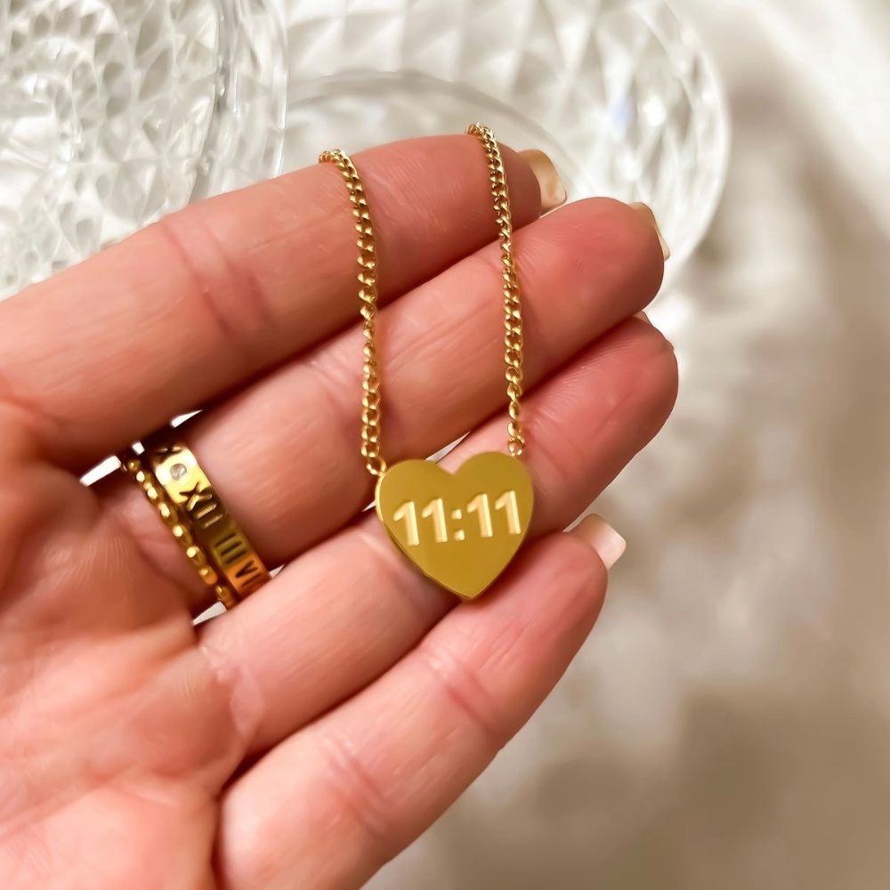 11:11 Necklace - 18K Gold Plated