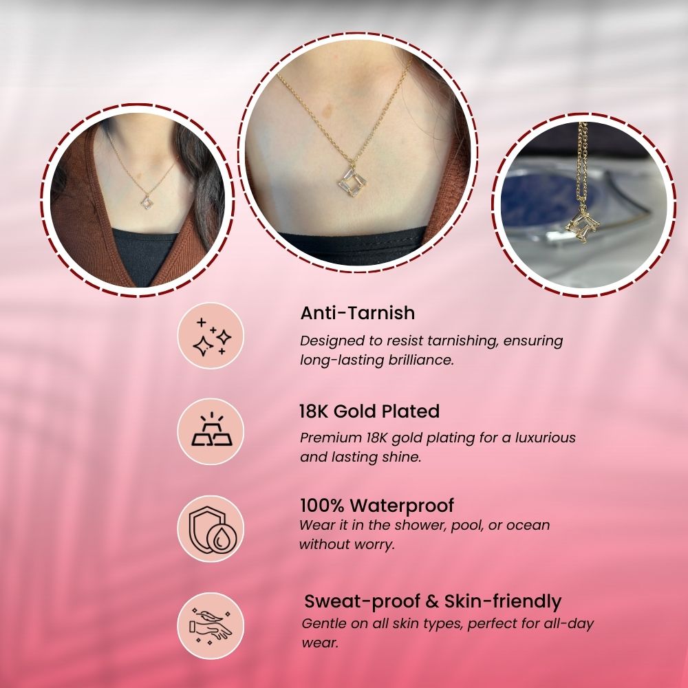 Luna Necklace - 18K Gold Plated