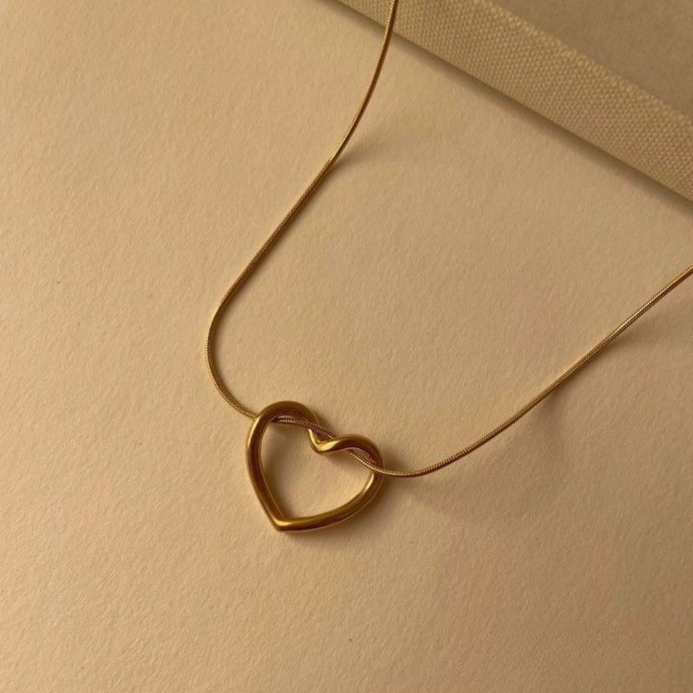Melody Heart Necklace- 18K Gold Plated
